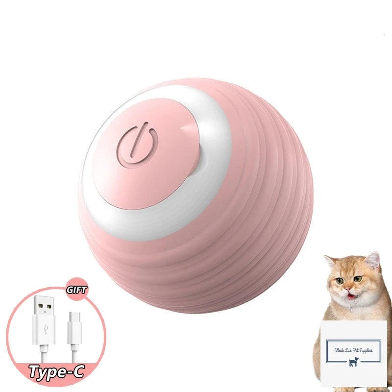 Interactive Smart Cat Toy - Automatic Rolling Magic Ball 