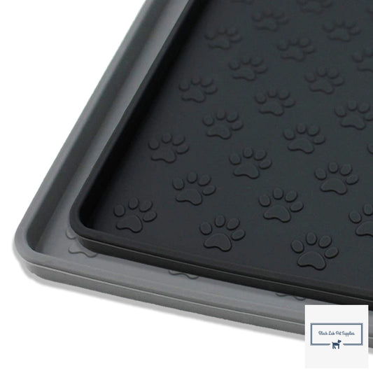 Waterproof Pet Food Mat - Silicone Pet Placemat for Dogs and Cats