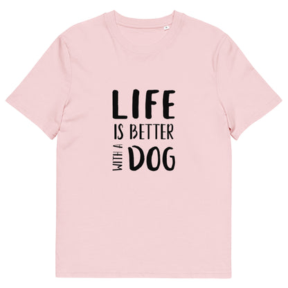 High-Quality Organic Cotton Dog Lover T-Shirt