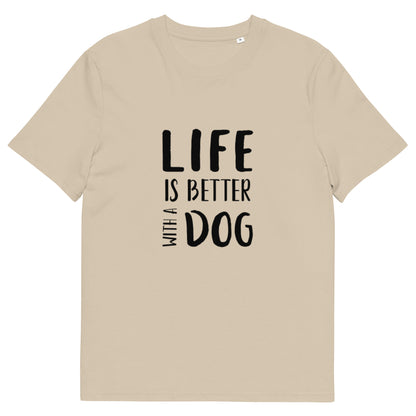 High-Quality Organic Cotton Dog Lover T-Shirt